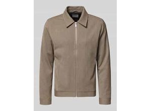 5715778696861 - Slim Fit Hemdjacke mit Reißverschluss