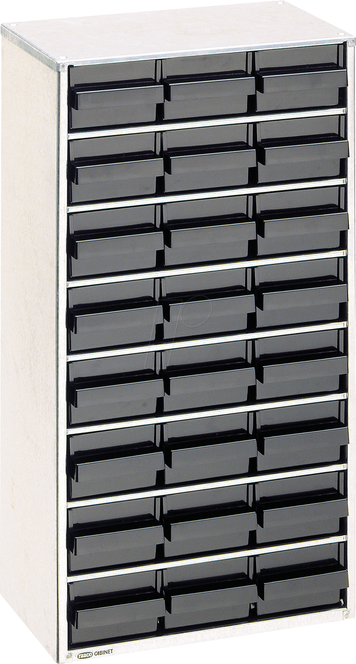 5733439102537 - 1224-02 ESD Stahlmagazin (L x B x H) 306 x 150 x 552 mm Anzahl Fächer 24 inkl Erdungskabel Inhalt 1 St