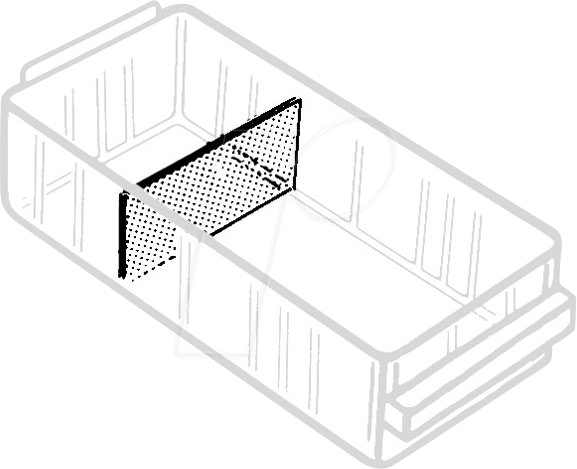 5733439103985 - Raaco - 150-01 Trennwände für Schubladen-Magazin (b x h) 64 mm x 31 mm Inhalt 48 St