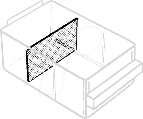 5733439113298 - 150-02 Trennwände für Schubladen-Magazin (b x h) 87 mm x 49 mm Inhalt 24 St - Raaco