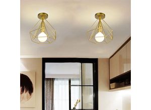 5788799847178 - Modern Pendelleuchte Kreative Kronleuchter Höhenverstellbar Hängeleuchte für Schlafzimmer Küchen Balkon Hellbraun 2 Stücke