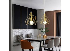 5788799847611 - Wottes - Modern Hängeleuchte Weiß Pendelleuchte Metall Deckenlampe Pendelleuchte Wohnzimmerleuchte