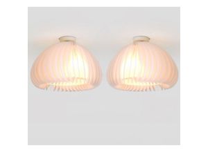 5788799849783 - Wottes - E27 Modern Deckenlampe pp Deckenleuchte Kreative Innen Pendelleuchte für Wohnzimmer Schlafzimmer Küche Ø32CM 2 Stücke