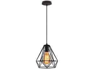 5788799850109 - Wottes - Industrielle Vintage Pendelleuchte Retro Glas Hängeleuchte Lampenschirm Kreative Deckenleuchte Rauchgrau