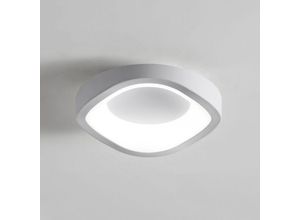 5788799851571 - Wottes - led Deckenleuchte Design Kreative Deckenlampe Weiß Ø20cm 12W für Schlafzimmer Bad Balkon Flur Küche - Kaltweiß Licht