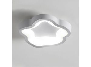 5788799851816 - Wottes - 14W led Deckenleuchte Modern Deckenlampe Ø23cm Weiß für Schlafzimmer Wohnzimmer Balkon Flur Küche - Kaltweiß Licht