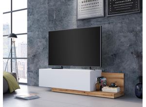 5900355145393 - Lowboard INOSIGN Bristol Sideboards Gr B H T 1629 cm x 423 cm x 40 cm braun (alpinweiß coast evoke eichefarben) Lowboard TV-Lowboard TV-Lowboards Breite ca 163 cm