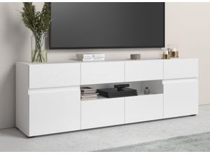 5900355145683 - Lowboard INOSIGN Rimini Sideboards Gr B H T 1798 cm x 592 cm x 40 cm 4 weiß (alpinweiß) Lowboards Breite 180 cm