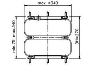 5900427287648 - Magnum Technology Federbalg Luftfederung 5002-03-0197P M078246