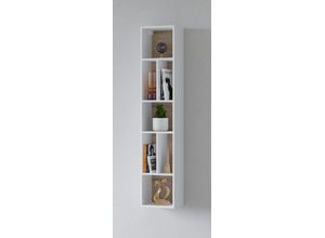 5900488557735 - Hängeregal INOSIGN ToledoHöhe 159 cm stilvolle Bücherregal viel Stauraum Regale Gr B H T 32 cm x 159 cm x 25 cm weiß (weiß sanremo) Hängeregale Wandregal Masse 3215925 (BHT)