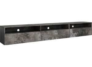 5900488578853 - Lowboard HELVETIA Baros Sideboards Gr B H T 270 cm x 42 cm x 41 cm schiefer grau (schiefer) Lowboards stehendhängend montierbar Breite 270 cm