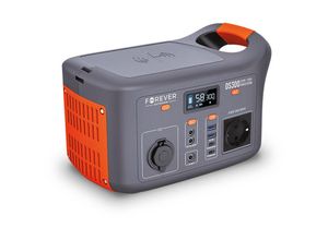 5900495052551 - Forever - Outdoor 300W 307Wh Tragbare Powerstation Mobiler Stromspeicher Steckdose + usb Mobile Stromversorgung mit LCD-Anzeige für Party Camping