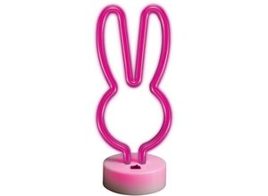 5900495060228 - Forever Light - Neon led Zeichen Licht Batterie   usb led Licht Home Leuchtschild Nachtlicht Hase-Pink