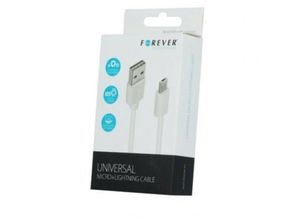 5900495459497 - Forever - Universal Ladekabel   Datenkabel Micro-USB - iPhone-Kabel Weiß