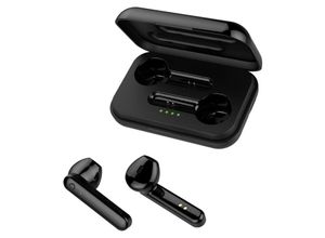 5900495973931 - Forever Wireless In-Ear Kopfhörer In-Ear Headset mit aufladbarem Case mit Mikrofon kompatibel mit Smartphone Schwarz