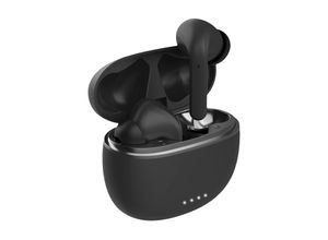 5900495973962 - Forever Wireless In-Ear Kopfhörer In-Ear Headset mit aufladbarem Case mit Mikrofon kompatibel mit Smartphone Schwarz