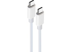 5900495985217 - Cofi 1453 - 2m 100W Ladekabel usb-c - usb-c Schnellladekabel Datenkabel Handy-Ladekabel Weiß