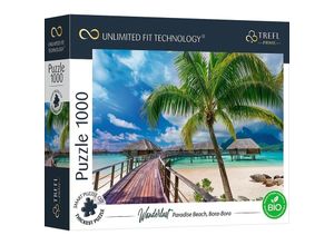 5900511107043 - Puzzle - Unlimited Fit - Paradise Beach Bora-Bora (1000 pieces) Boden