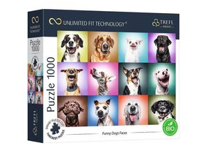 5900511107067 - Puzzle - Unlimited Fit - Funny Dogs Faces (1000 pieces) Boden