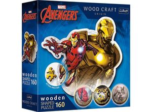 5900511201833 - Marvel Heroes - Holz Puzzle 160 Marvel Avengers - Ironmans Flug