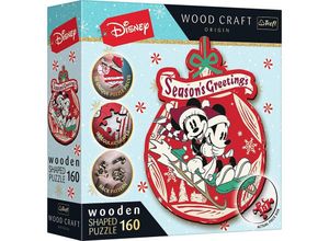 5900511201925 - Mickey Mouse and Friends - Holz Puzzle 160 Disney - Mickey und Minnis Weihnachtsabenteuer