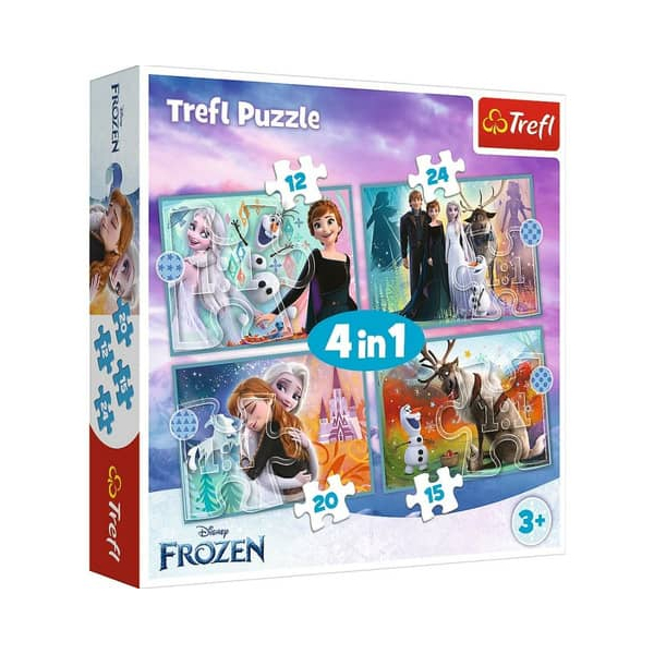 5900511343816 - Puzzle 4in1 Frozen 5900511343816 TREFL