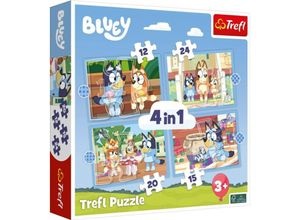 5900511346374 - Bluey 4in1 Puzzle 12 15 20 24 Teile