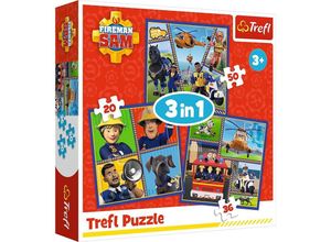 5900511348682 - 3 in 1 Puzzle Feuerwehrmann Sam