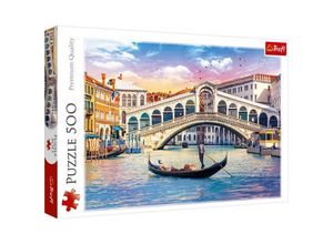 5900511373981 - Puzzle 500 - Rialto Brücke Venedig (Puzzle)