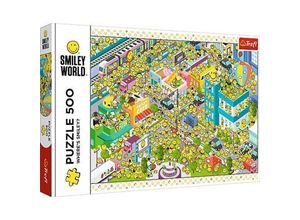 5900511374292 - Puzzle 500 Smiley World - Wo ist das Smiley