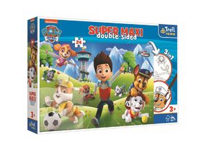 5900511410013 - PAW Patrol - Primo Super Maxi Puzzle 24 Teile und Malvorlage PAW Patrol