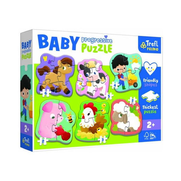 5900511440003 - Puzzle Primo Baby Farm 5900511440003 TREFL