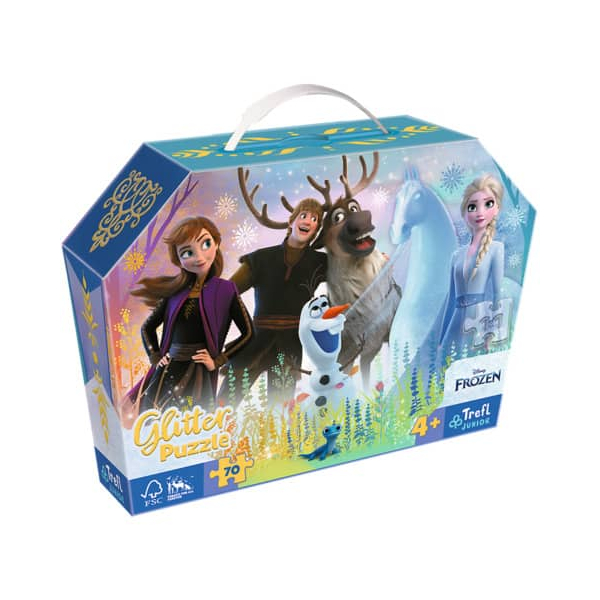 5900511530186 - Puzzle Junior Glitzer Disney Frozen 5900511530186 TREFL