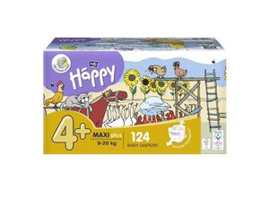 5900516141257 - bella baby Happy Windeln Gr4+ Maxi Plus 9-20kg HAPPY BOX 124 Stück