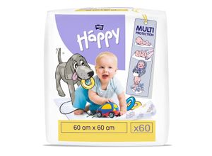 5900516601676 - bella baby Happy Wickelunterlagen 60X60 cm 60 Stück