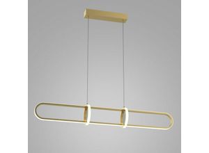 5900644312079 - Cerrila - Moderner LED-Anhänger Golden warmweiß 3000K 1300lm dimmbar - Italux