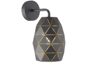 5900644314271 - Harley - Moderne Wandlampe Graphit Gold Champagner 1 Licht E27 - Italux