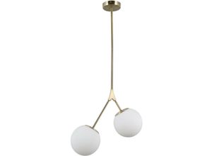 5900644319085 - Caserta Moderne 2-flammige Kugel-Pendel-Deckenleuchte E14 - Italux