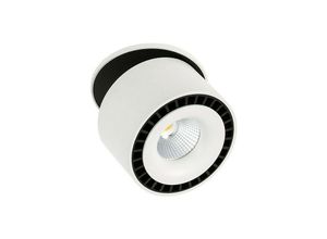 5900644326120 - Italux Sevilla Round Recessed 4000K - Moderne technische LED-Deckeneinbau weiß schwarz kühlweiß 4000K 2350lm