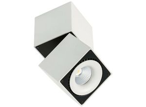 5900644326243 - Sevilla Square Ceiling 3000K - Moderne technische LED-Oberflächenmontage Weiß Schwarz Warmweiß 3000K 2350lm - Italux