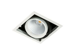 5900644326465 - Vertico Single 4000K - Moderne technische LED-Deckeneinbau weiß schwarz kühlweiß 4000K 1550lm - Italux