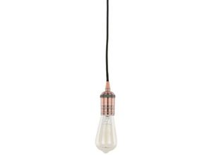 5900644336167 - Atrium - Moderne hängende Pendelleuchtenhalter Red Copper 1 Light E27 - Italux