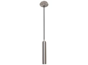 5900644400769 - Athan sn - Moderne hängende Pendelleuchte Chrom 1 mit Satin Nickel Shade GU10 - Italux