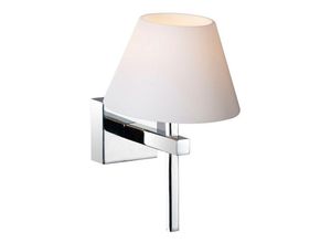 5900644403166 - Melvin - Moderne Badezimmerlampe Chrom 1 Leuchte mit weißem Schirm G9 IP44 - Italux