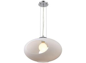 5900644404897 - Breton - Modern Hanging Pendant White 1 Light mit Milchschirm E27 - Italux