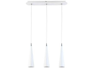 5900644406846 - Pietro wh - Moderne hängende Pendelleuchte White 3 Light mit weißer Schatten-LED GU10 - Italux