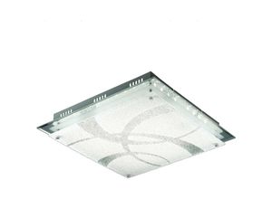 5900644407201 - Orlando Klassische 1-Licht-Deckenleuchte aus gemustertem Glas led 3000K - Italux