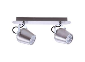 5900644408468 - Josie - Moderne Scheinwerfer Satin Nickel 2 Light led GU10 - Italux