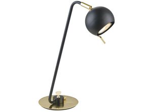 5900644434207 - Charissa - Industrie- und Retro-Tischlampe Schwarz Matt 1 Licht GU10 - Italux