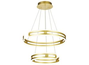 5900644437383 - Kiara - Moderner LED-Anhänger Golden Warmweiß 3000K 5180lm Dimmbar - Italux